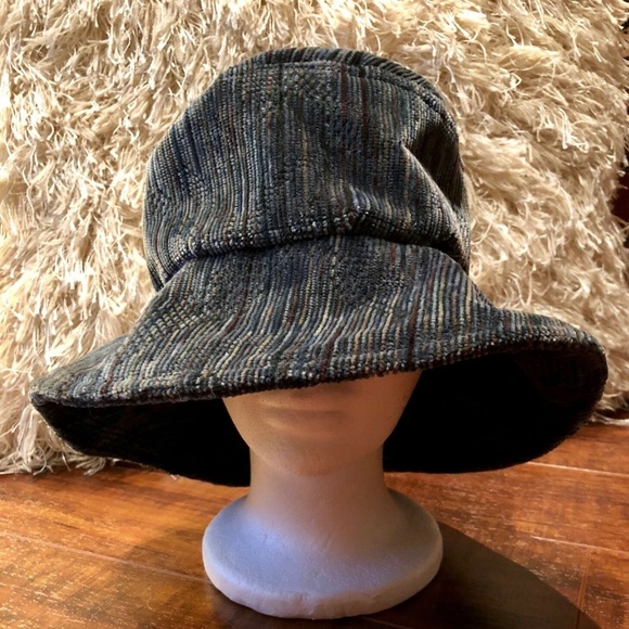VINTAGE Bucket Crusher Fedora Cord Hat main image 4
